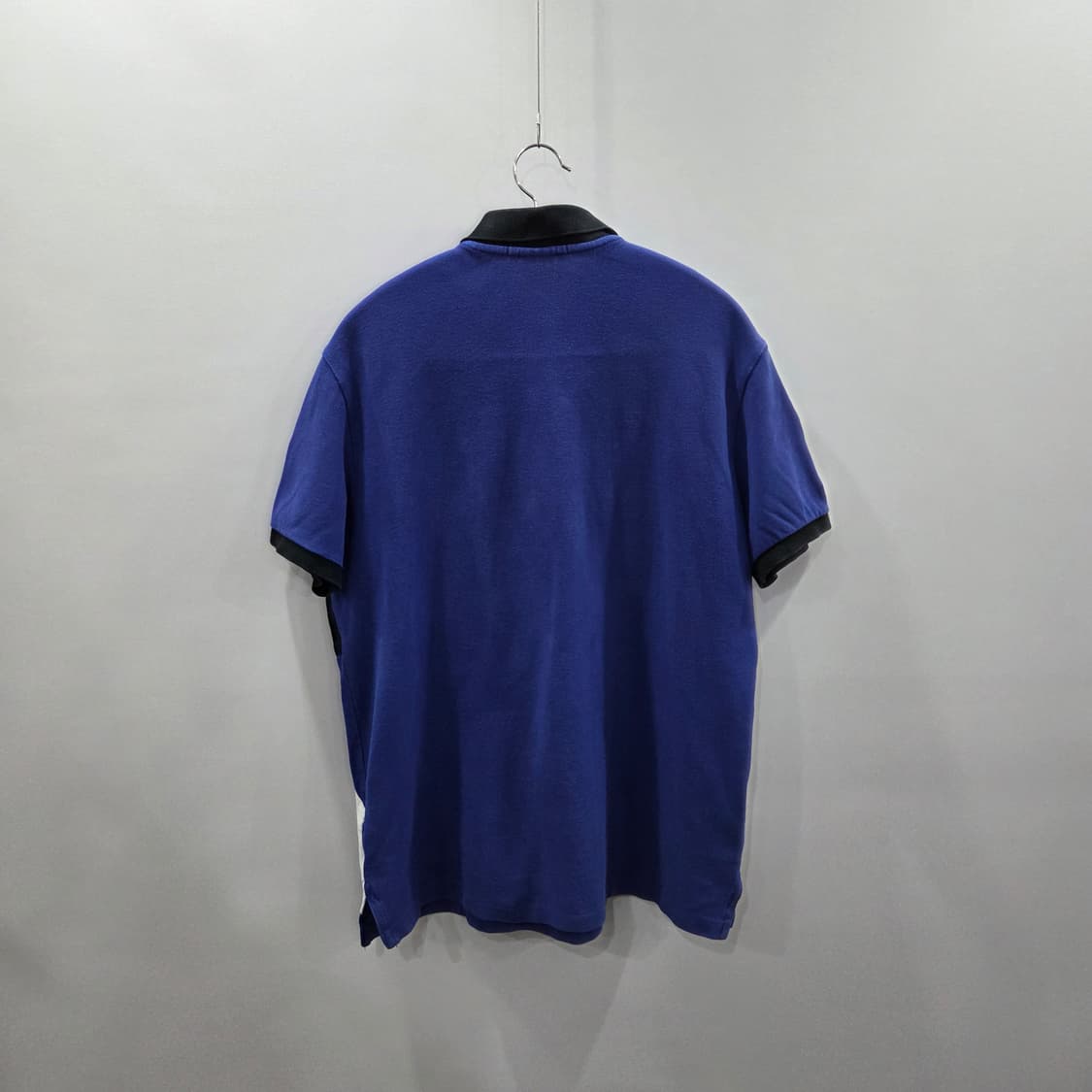 폴로랄프로렌 피케 카라 블랙와치 반팔티 M  상품이미지5