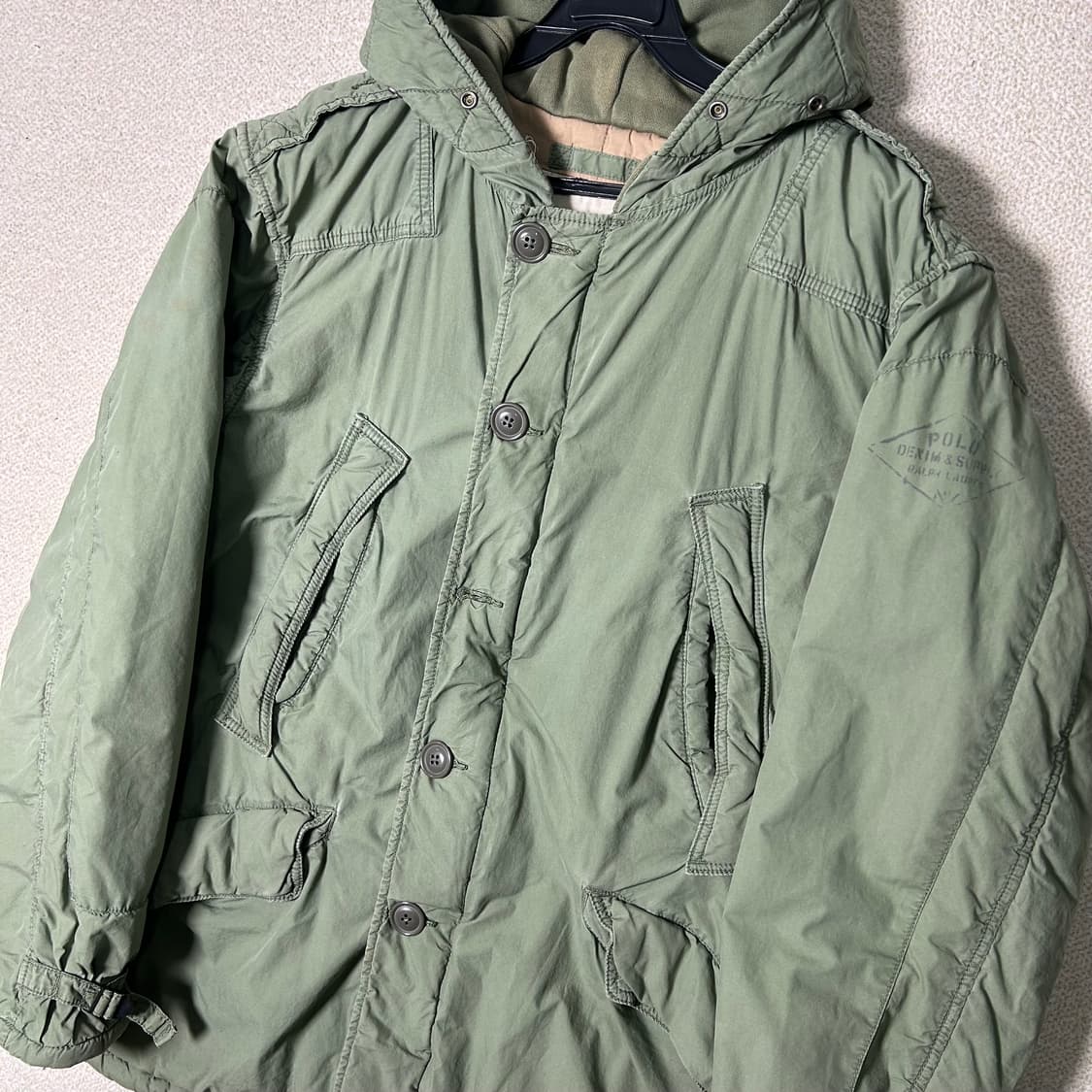 (M) 폴로 데님 앤 서플라이 야상 점퍼 상품이미지2