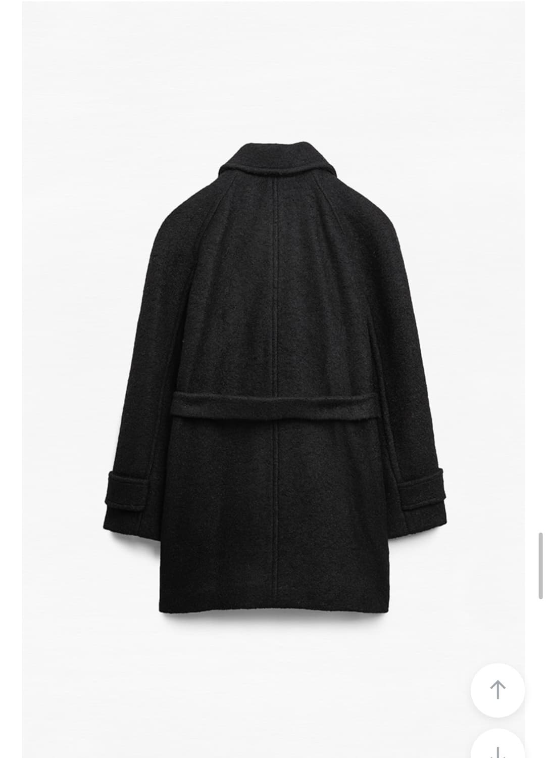 미쏘 하이넥 벨티드 하프 코트 상품이미지2