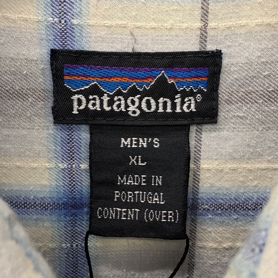 90s 파타고니아 파인코튼 윈도우페인 체크 워크셔츠 N194 상품이미지7