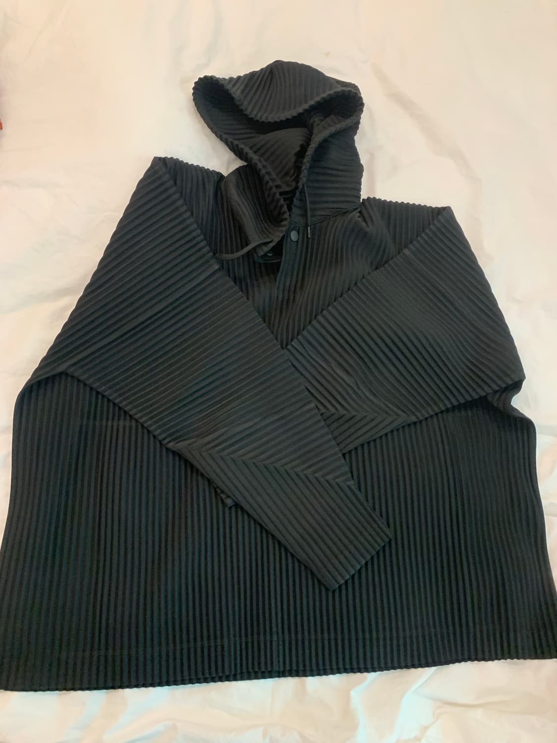 옴므플리세 아노락 후드 블랙 jk106 2 상품이미지1