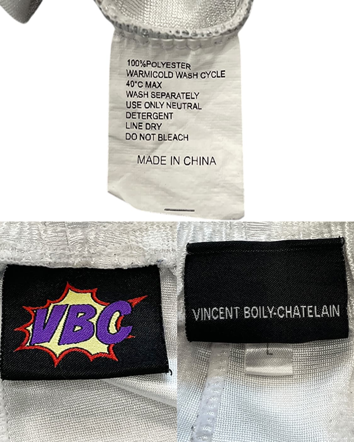 빈센트 보일리-샤틀랭 배기 볼 쇼츠 화이트 상품이미지9