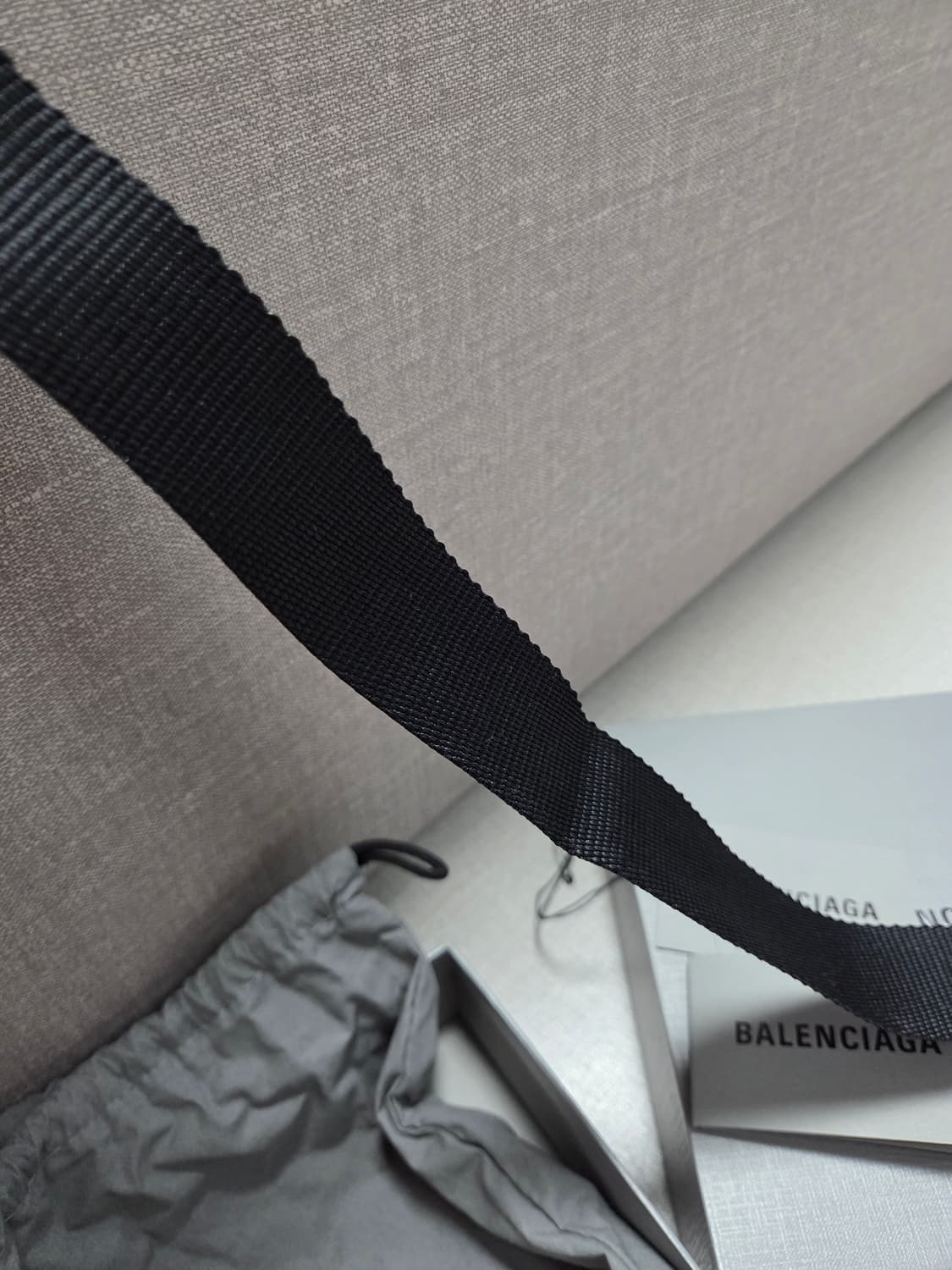 발렌시아가 아미 패브릭 벨트 블랙 S사이즈 상품이미지3