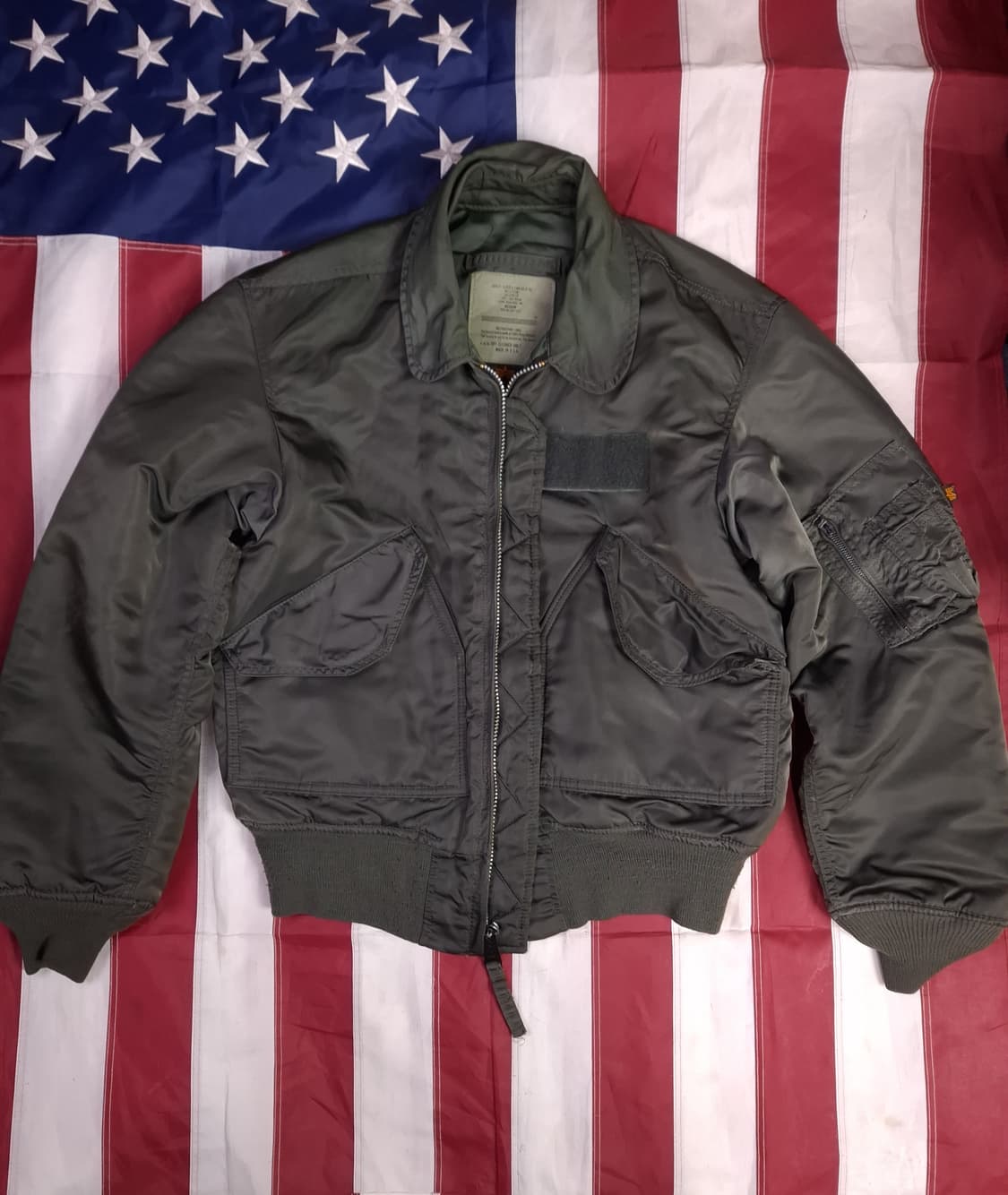 오리지날 미국제조 미공군 민수용 CWU-45/P 항공자켓 상품이미지2