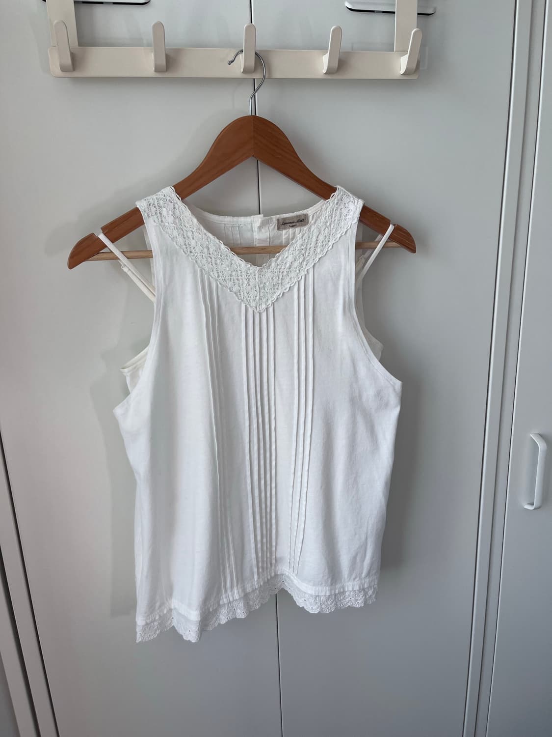 Samansa mos2 사만사모스 레이스 핀턱 주름 슬리브리스 상품이미지7