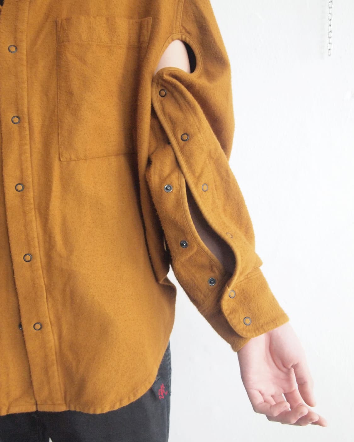 에크하우스 라타 07FW 멀티스냅 울 셔츠 상품이미지1