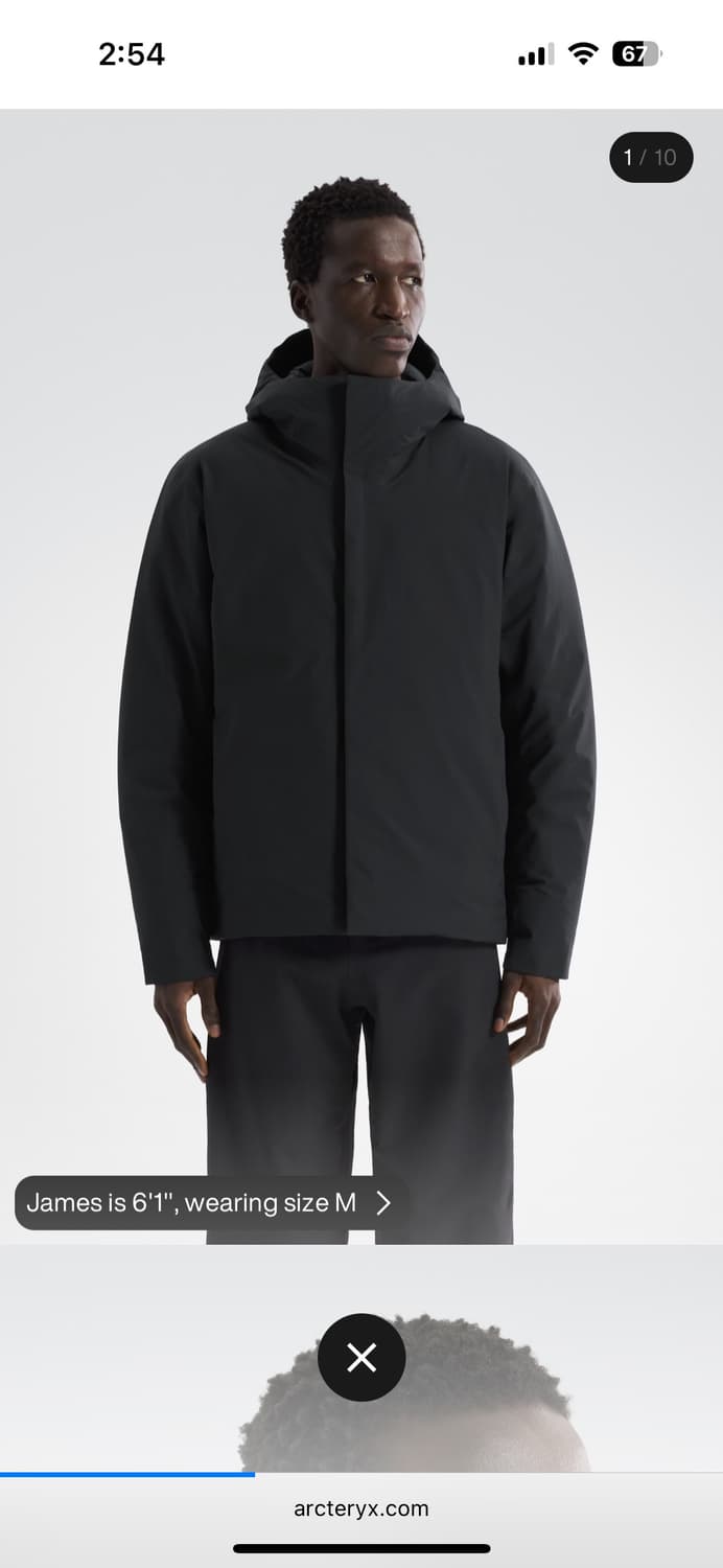 아크테릭스 베일런스  ALTUS DOWN JACKET 상품이미지1