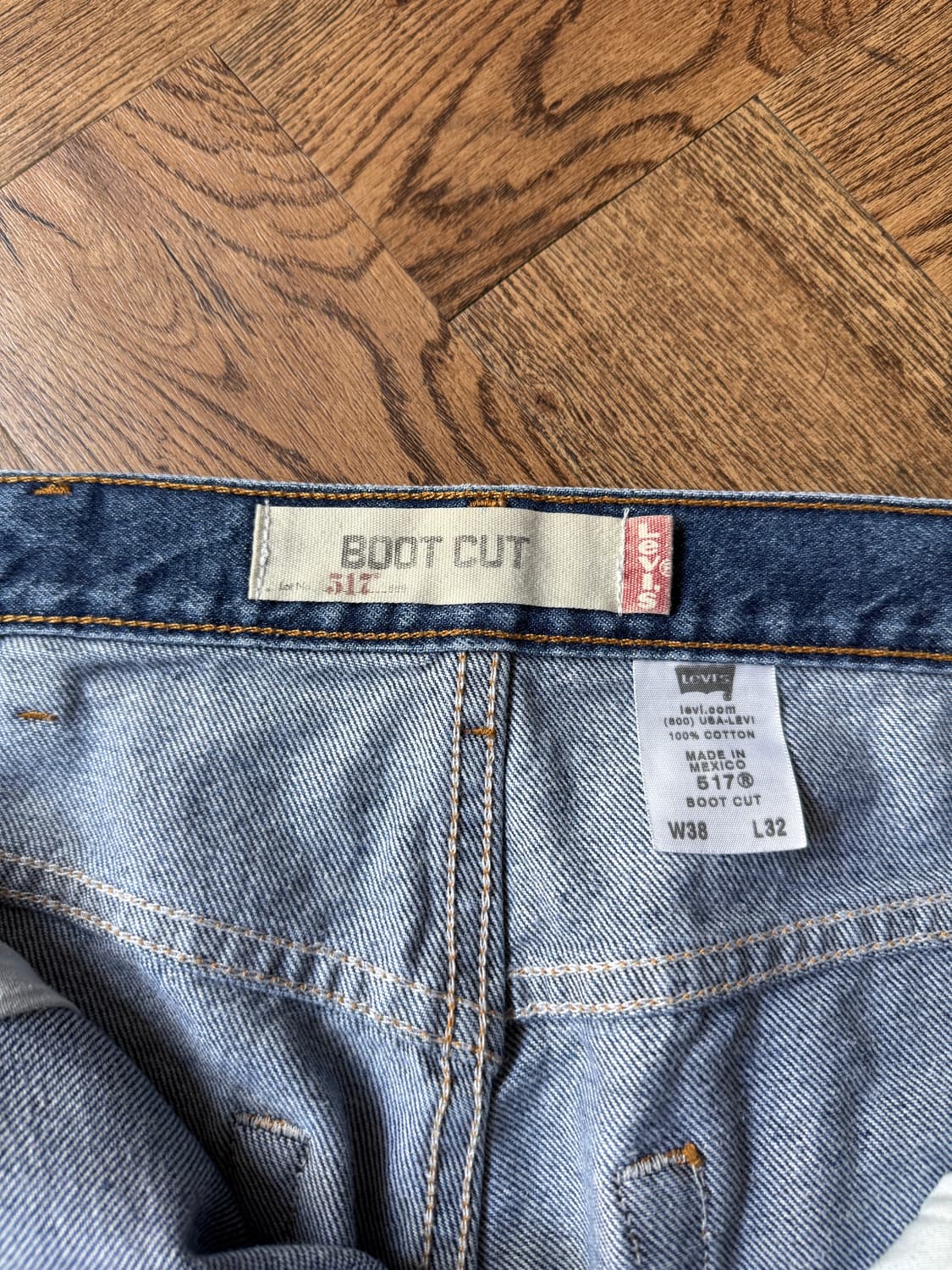 [38]리바이스 517 빈티지 페이딩 플레어진 F67 상품이미지4