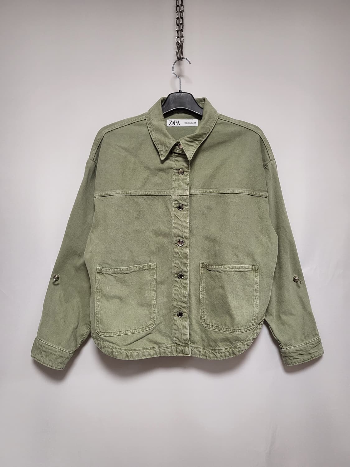 자라 오버사이즈핏 데님자켓 상품이미지1