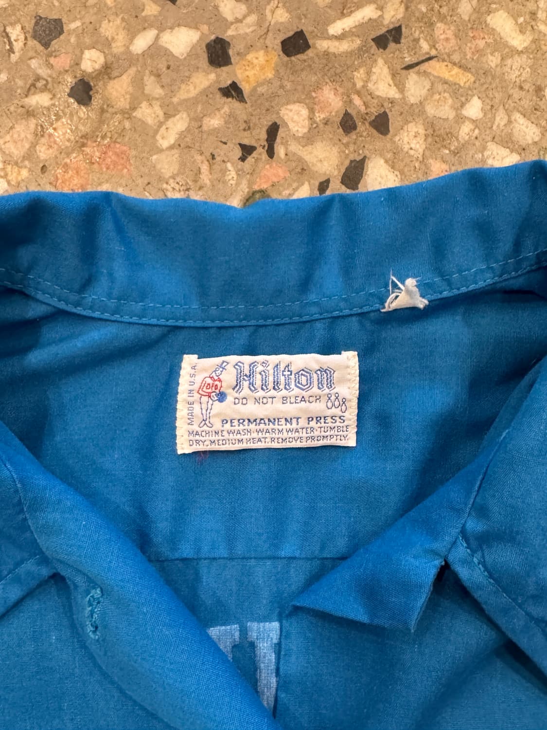 70s Hilton 볼링셔츠 (L) 상품이미지4