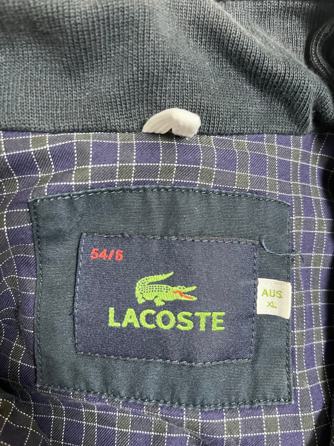 빈티지 라코스테 블랙 봄버 자켓 XL 상품이미지3