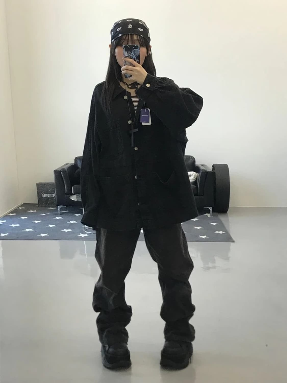H&M 그레이 코튼 자켓 상품이미지1