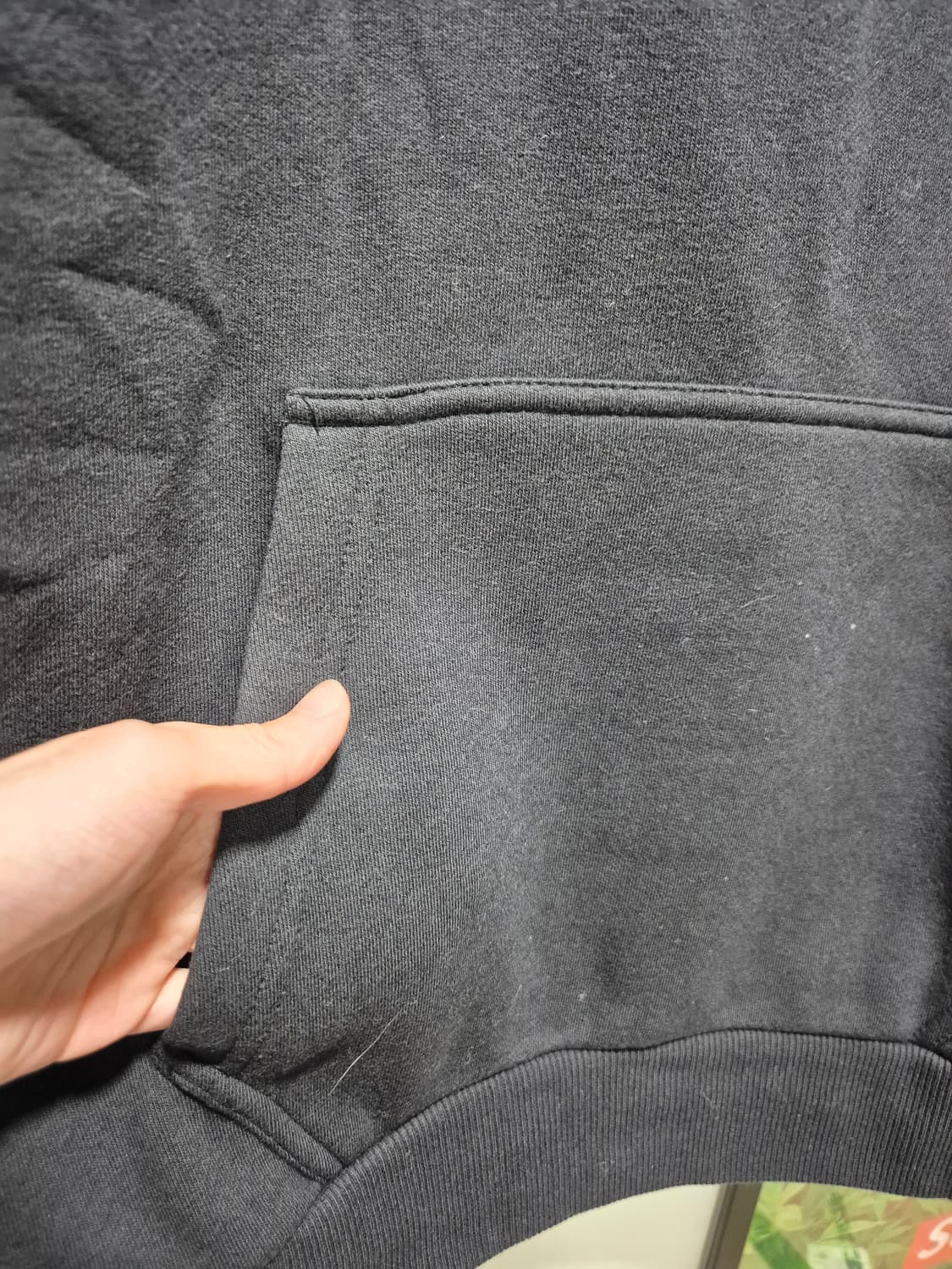 (세일)(새상품)뉴발란스 올 터레인 기모 후드티 블랙 상품이미지4