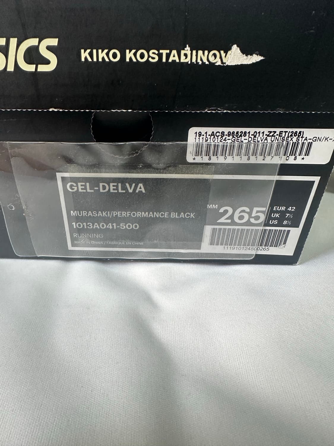 [265] 아식스 x 키코 코스타디노브 젤 델바 1 무라사키 상품이미지7