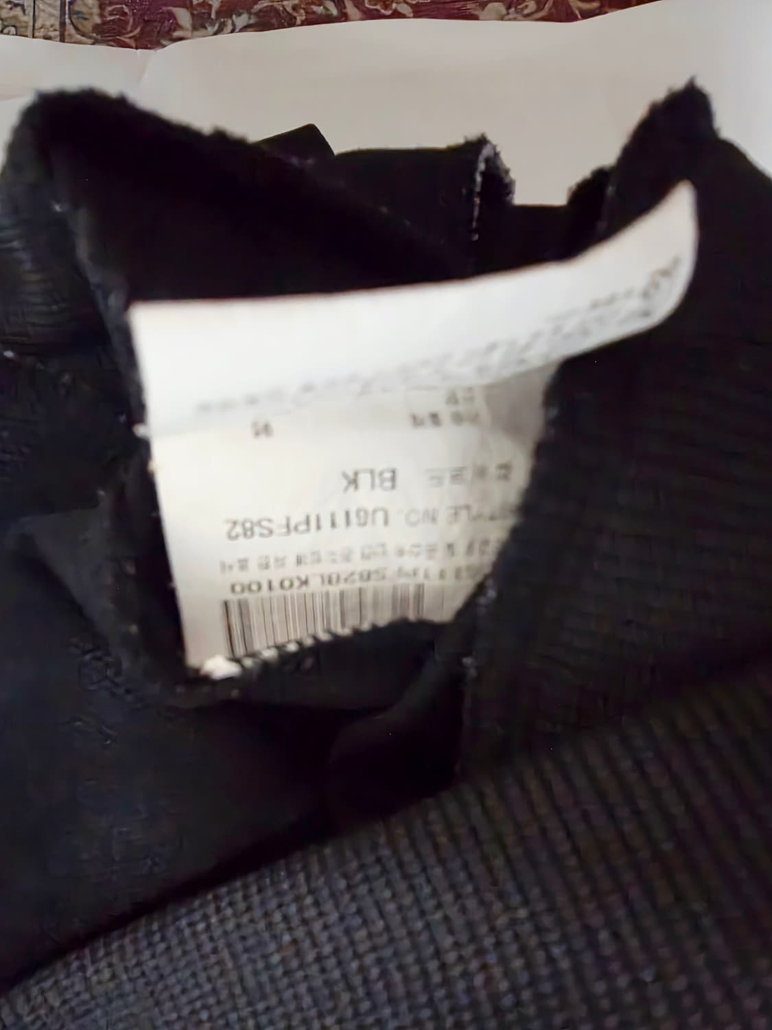 [엄브로] 스트릿 고프코어 블랙 디지털 카모 배색 후드 집업 100 상품이미지5