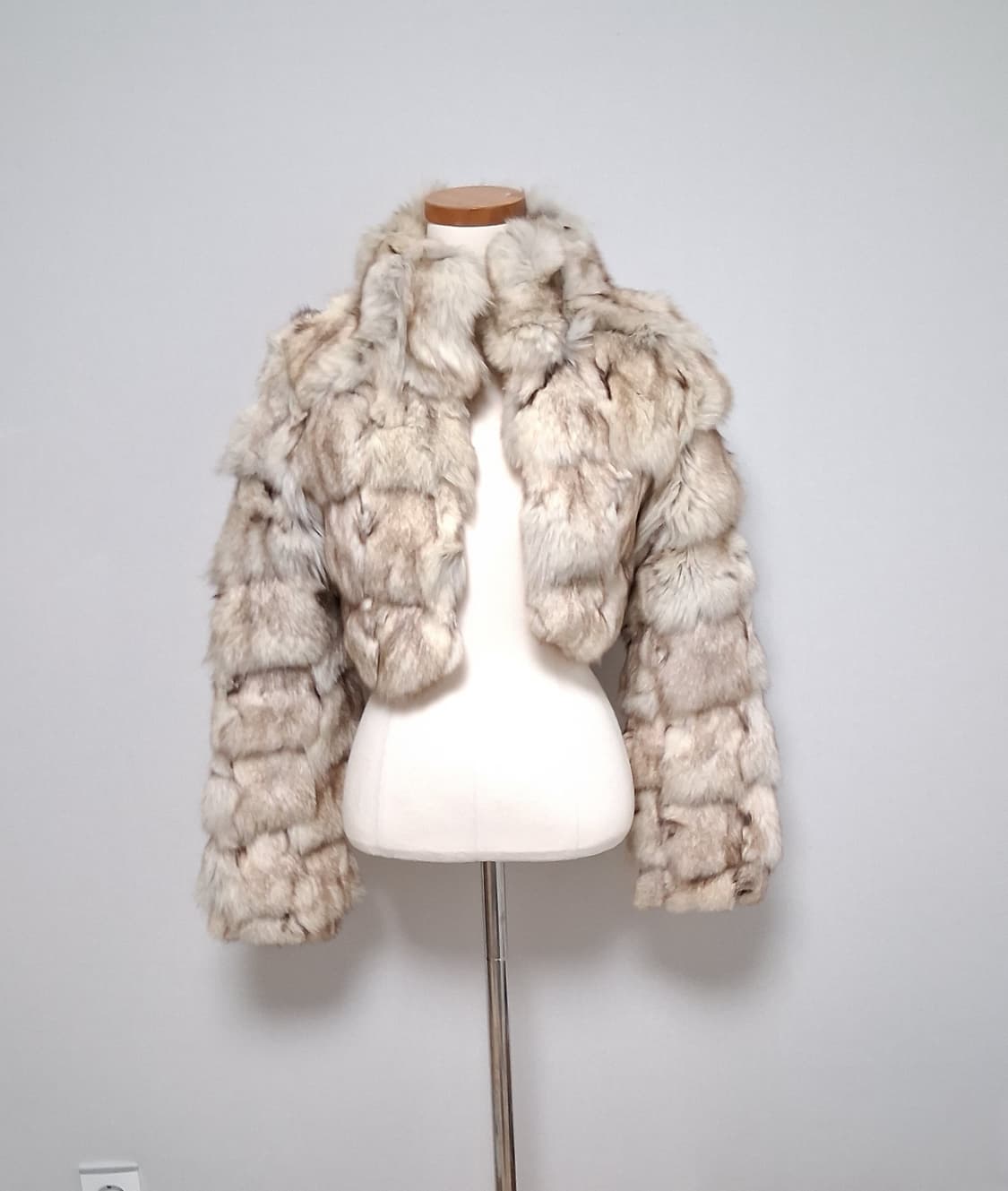 리얼 폭스퍼 크롭 자켓 상품이미지1