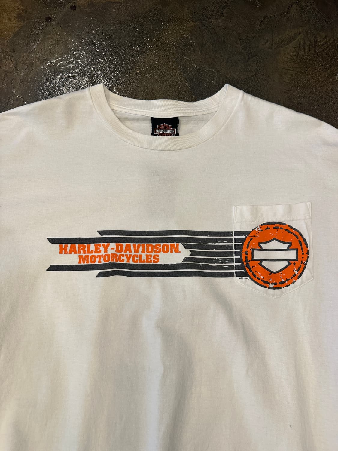 Harley Davidson 할리 데이비슨 포켓 티셔츠 L 상품이미지3