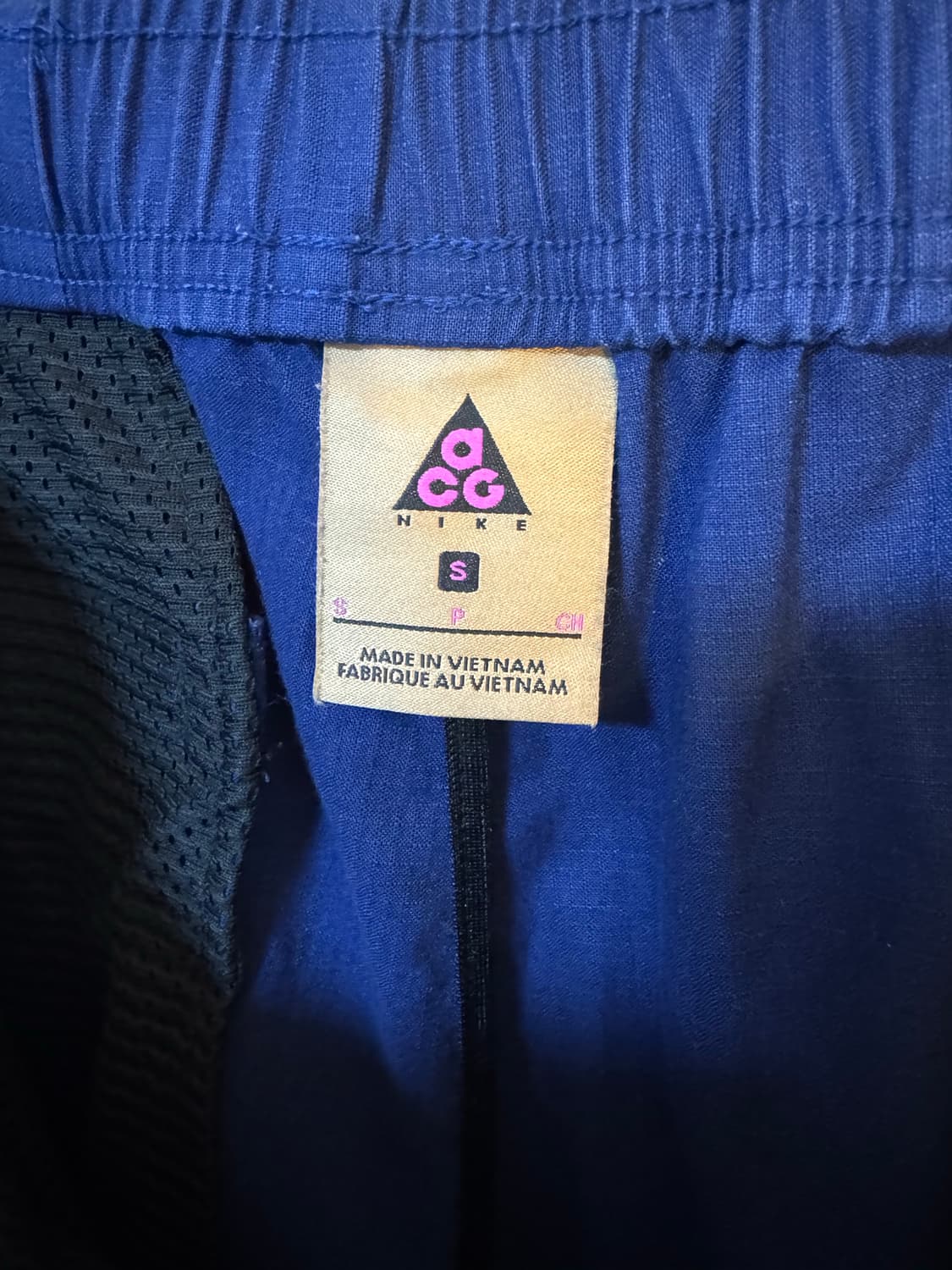 [S]나이키 ACG 하이퍼 로얄 블루 벨티드 립스탑 트레일 팬츠 상품이미지4