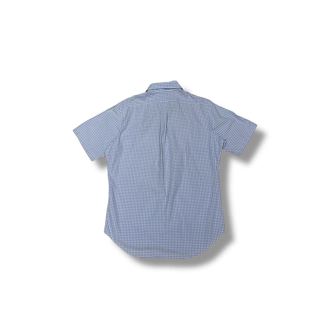 [M] 랄프로렌 클래식핏 하늘색 깅엄체크 반팔셔츠 상품이미지4