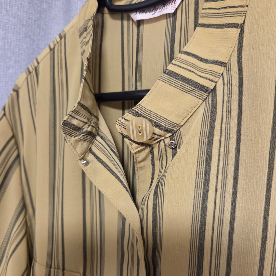 Liberty Hall 빈티지 반팔 셔츠 블라우스 L(100) 상품이미지4