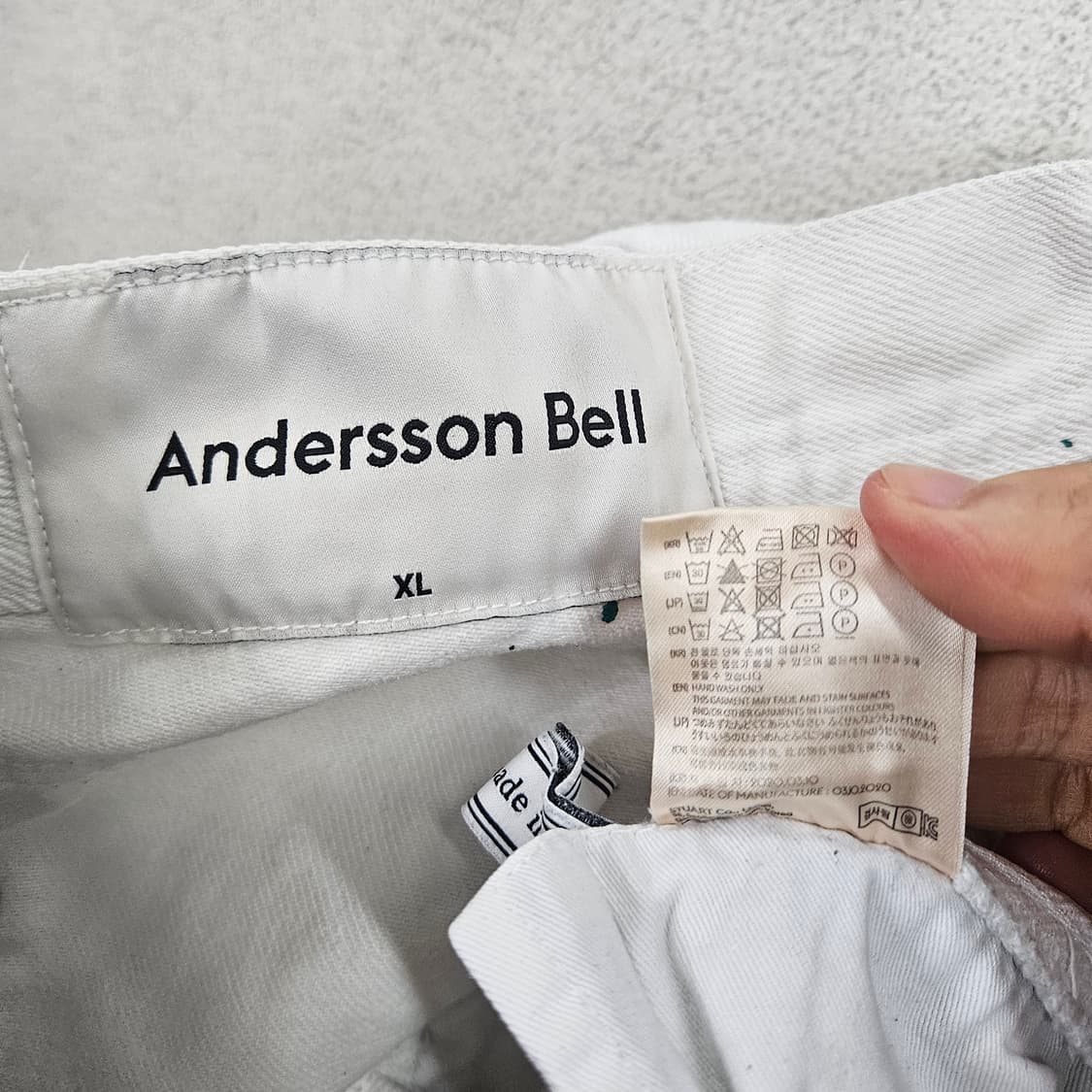 앤더슨벨 페인팅 팬츠 XL 상품이미지9