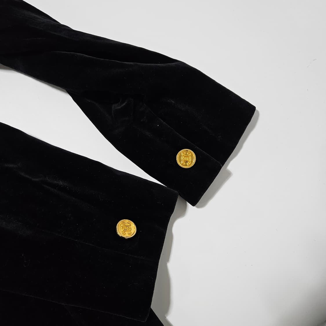 빈티지 셀린느 벨벳 셋업[44] 상품이미지4