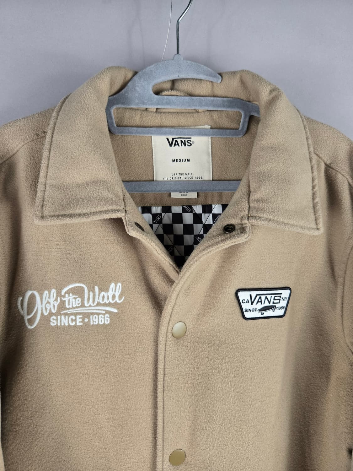 [무료배송]반스 M 남성 안감 누빔 코치 자켓 상품이미지2