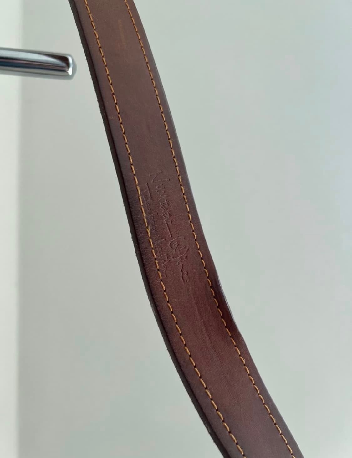 Number (N)ine 넘버나인 브라운 레더벨트 상품이미지3