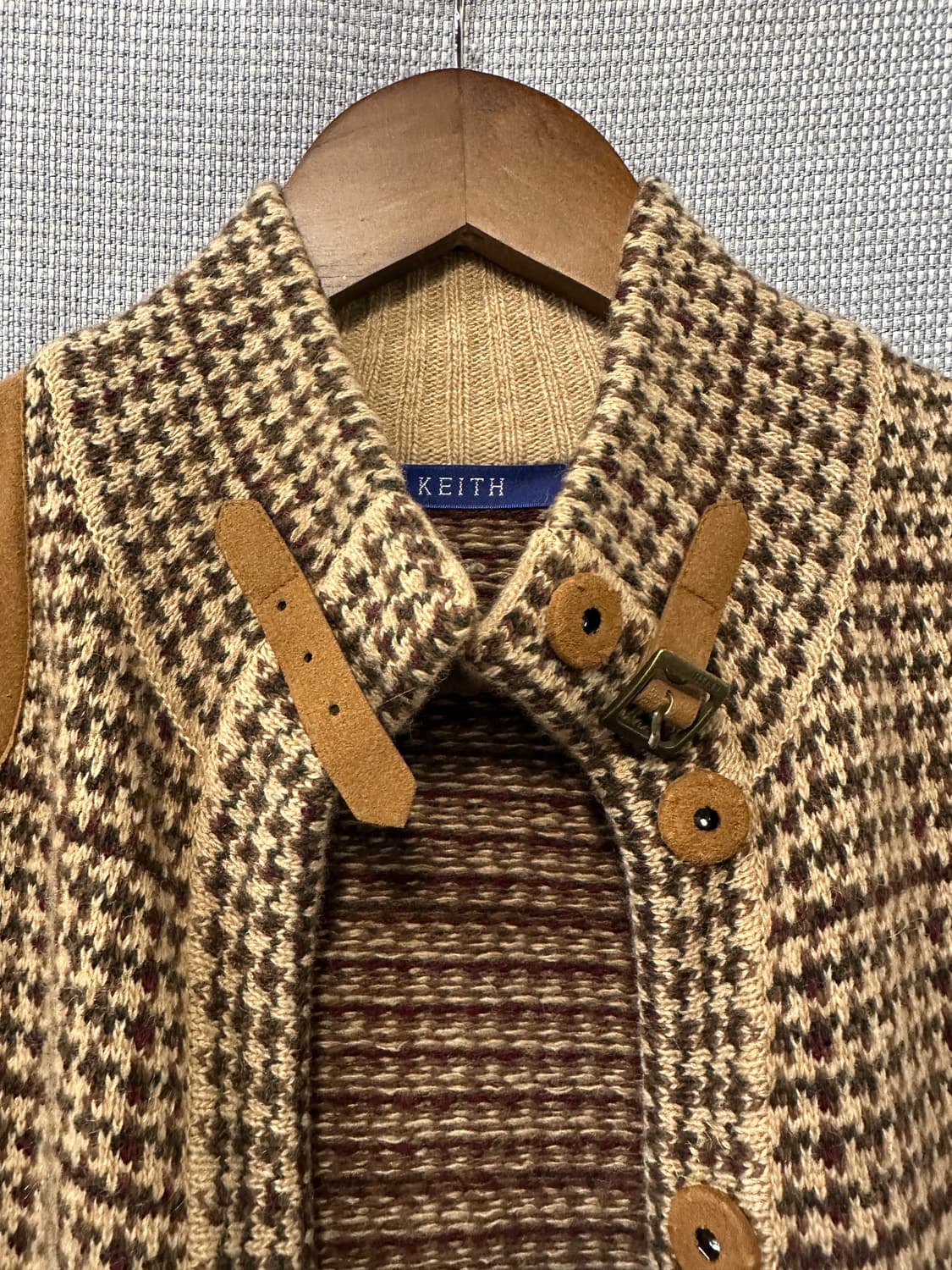 카아스 KEITH 울 캐시미어 블렌드 클래식 니트 베스트 상품이미지3