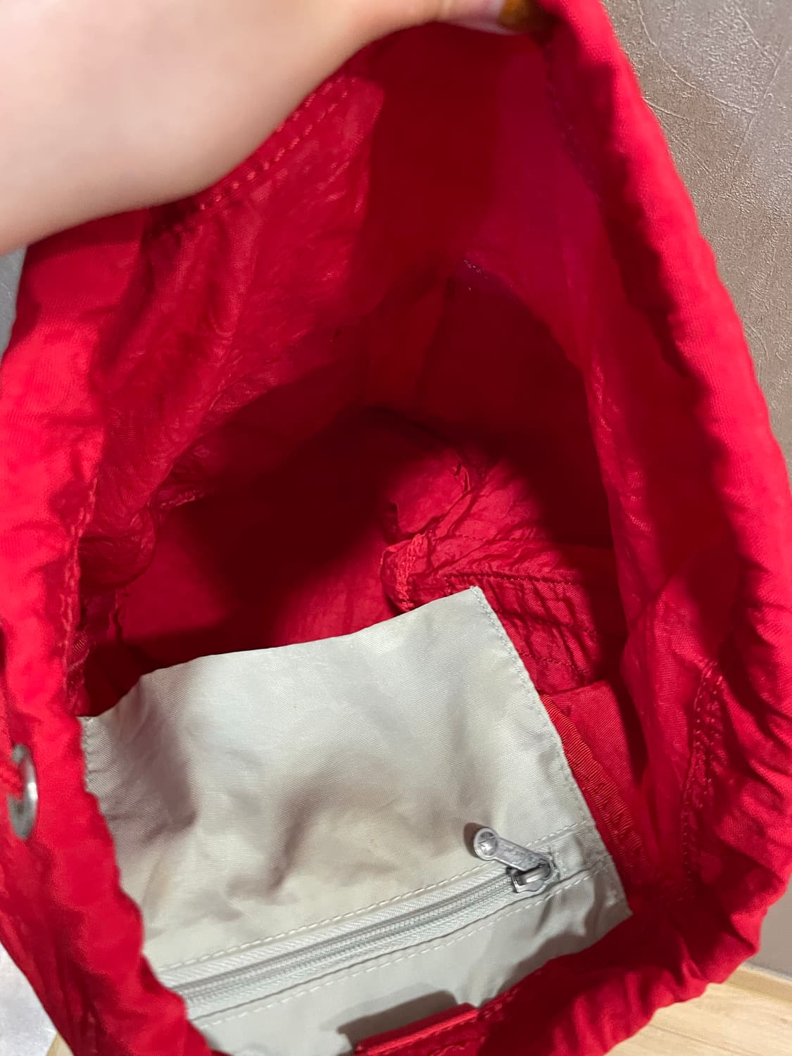 키플링 레드 복조리 백팩 가방 상품이미지5