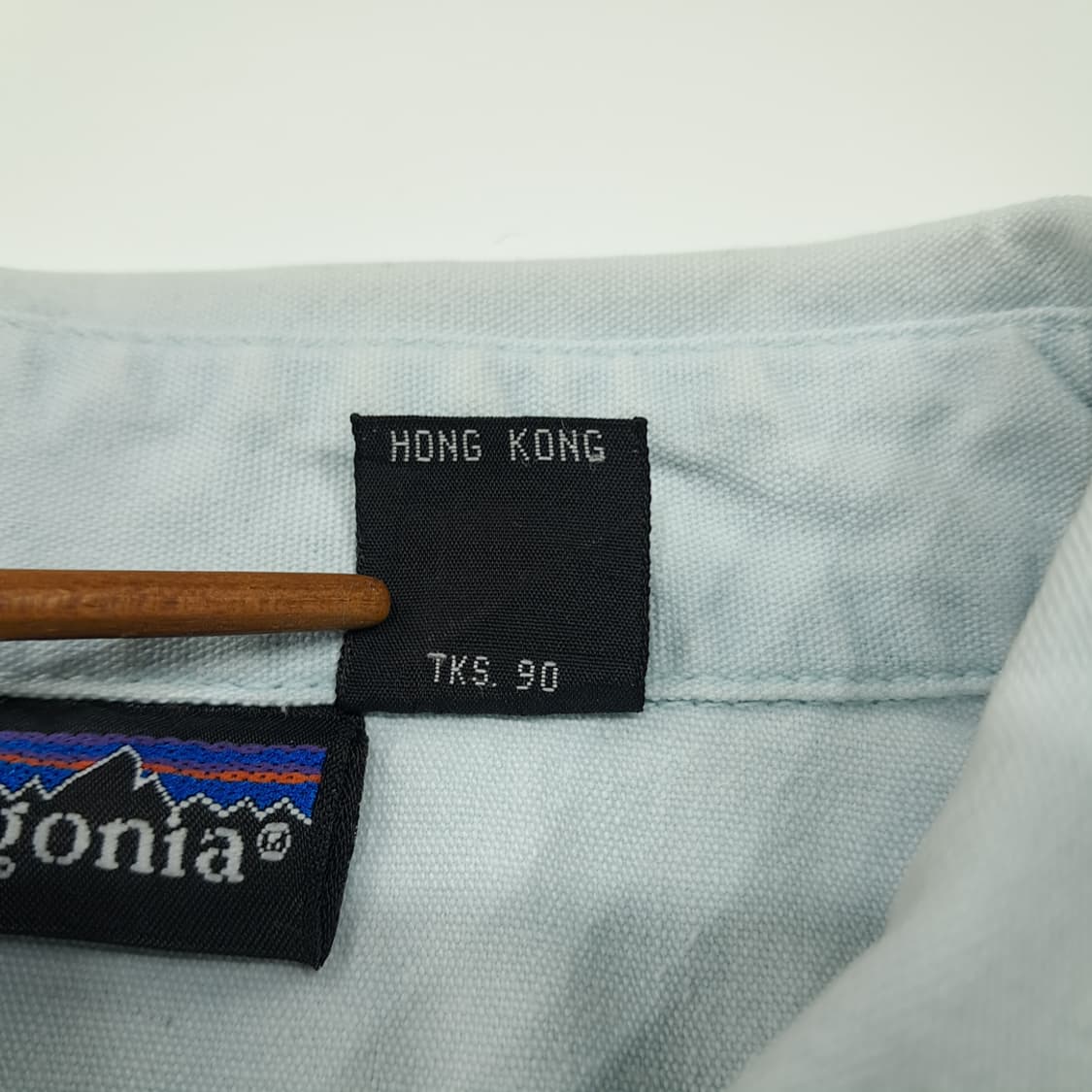 CL695 XL 파타고니아 00s 홍콩판 듀얼포켓 스카이블루 셔츠 상품이미지4