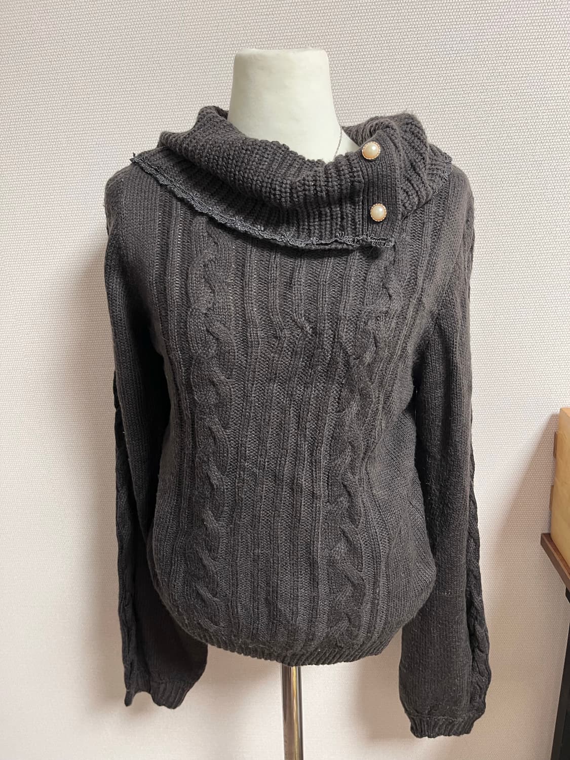 엑시즈팜 니트 희귀매물 대대장 급처 모리 핀터 리즈리사 상품이미지1