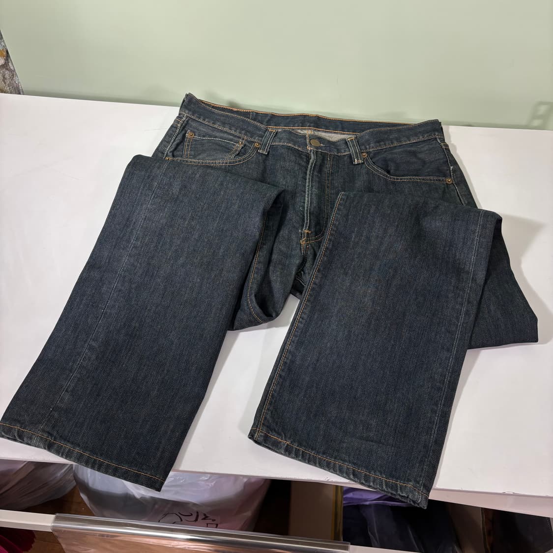 33 리바이스501 스트레이트 생지 데님팬츠 상품이미지5