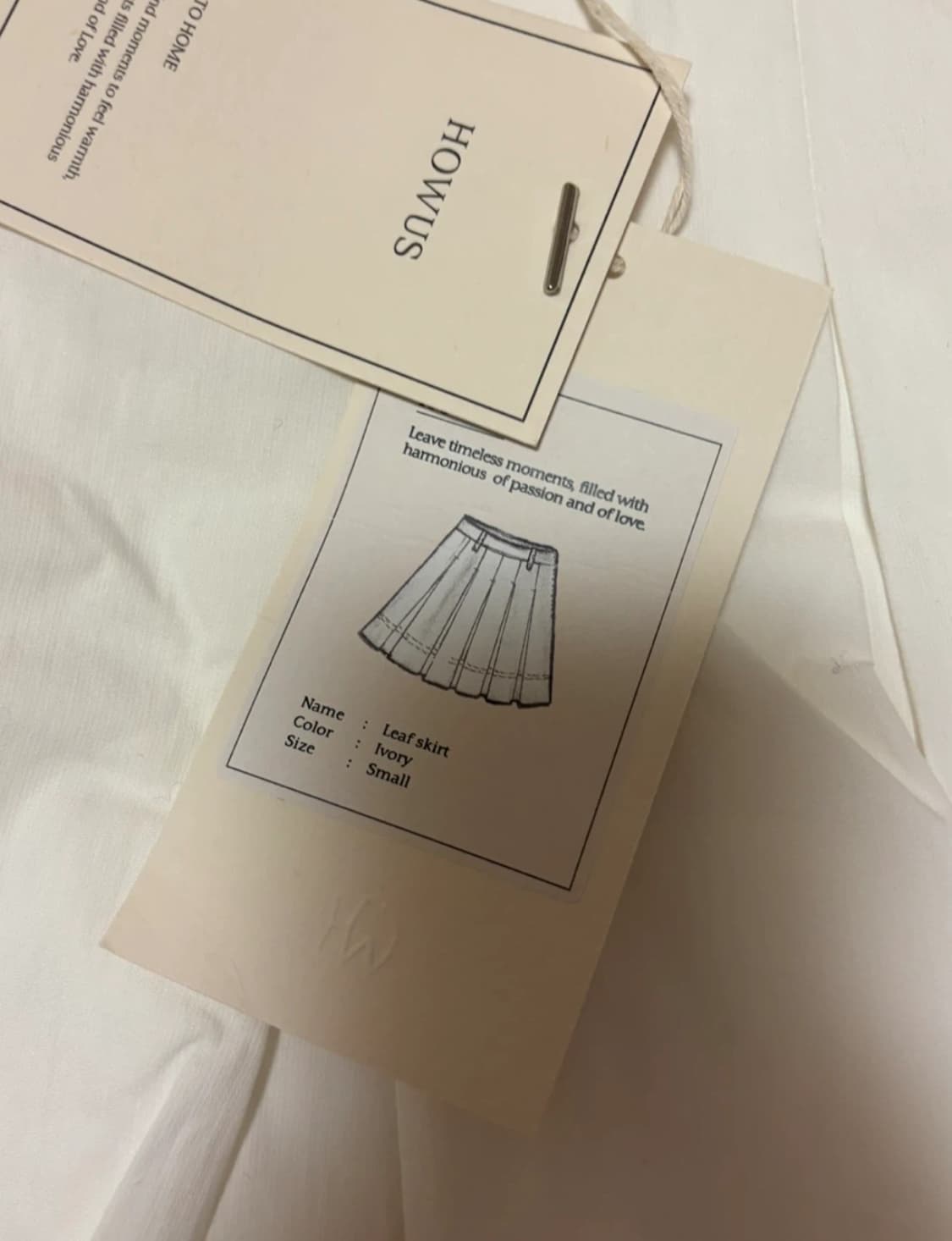 [호와스] Leaf 스커트 (S / 택포함 새상품) 상품이미지3