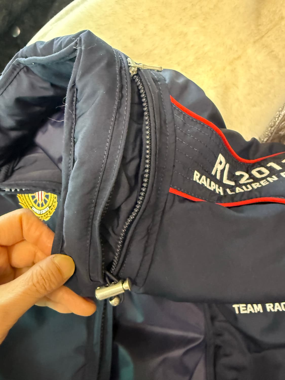 폴로 랄푸로렌 레이싱 점퍼  M  상품이미지8