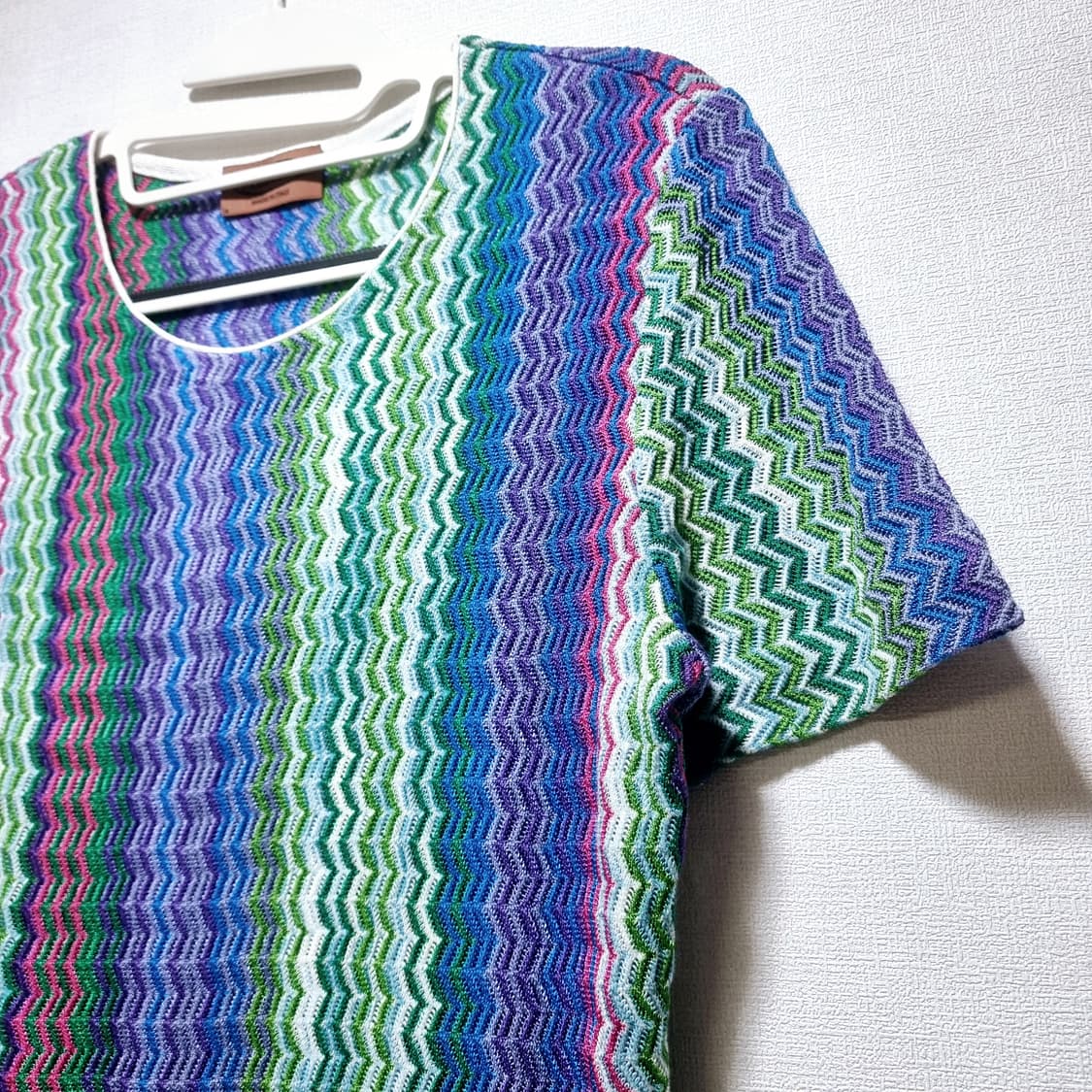 MISSONI 미쏘니 숏슬리브 니트 (55) 상태완벽 상품이미지1