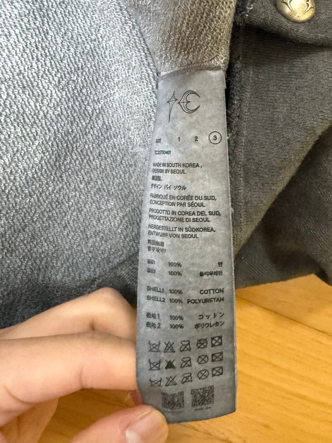 Thug club Sasin Hooded Sleeve 3사이즈 판매 상품이미지4