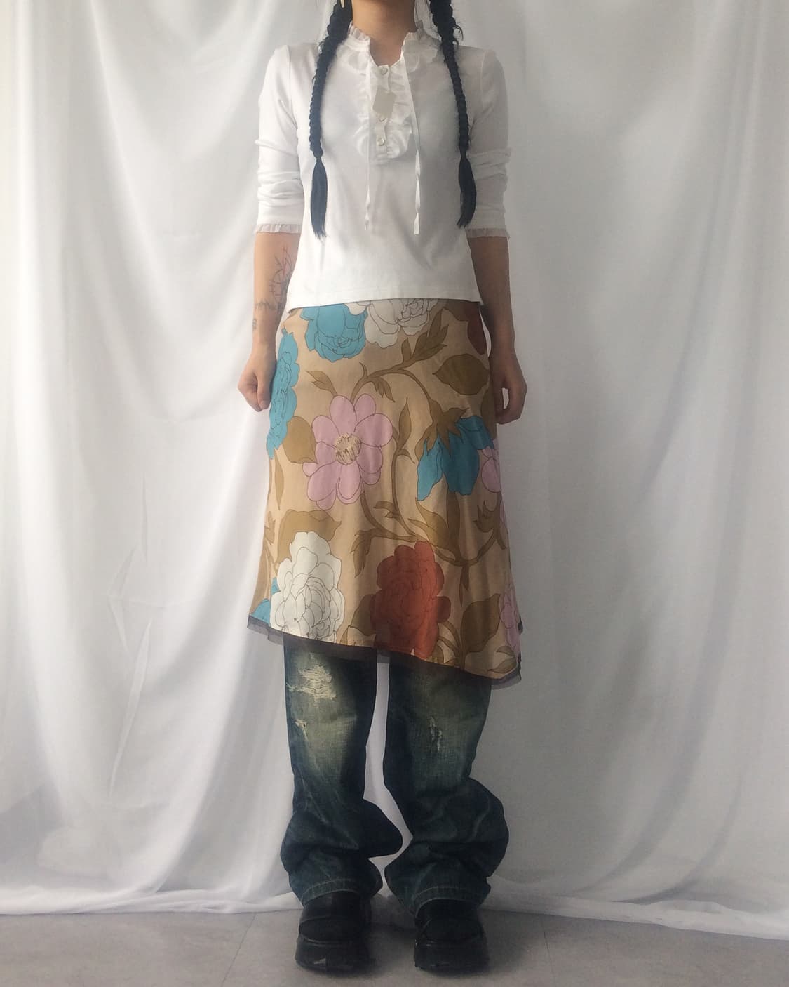 Frill tied sleve 상품이미지1