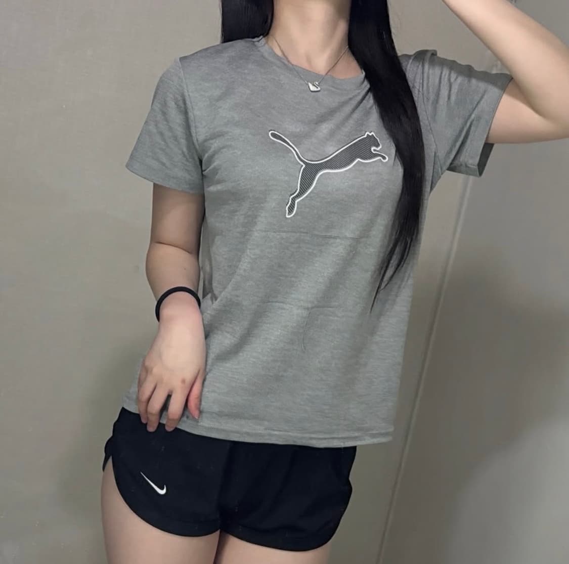 퓨마 기능성 그레이 반팔티 🩶 상품이미지2