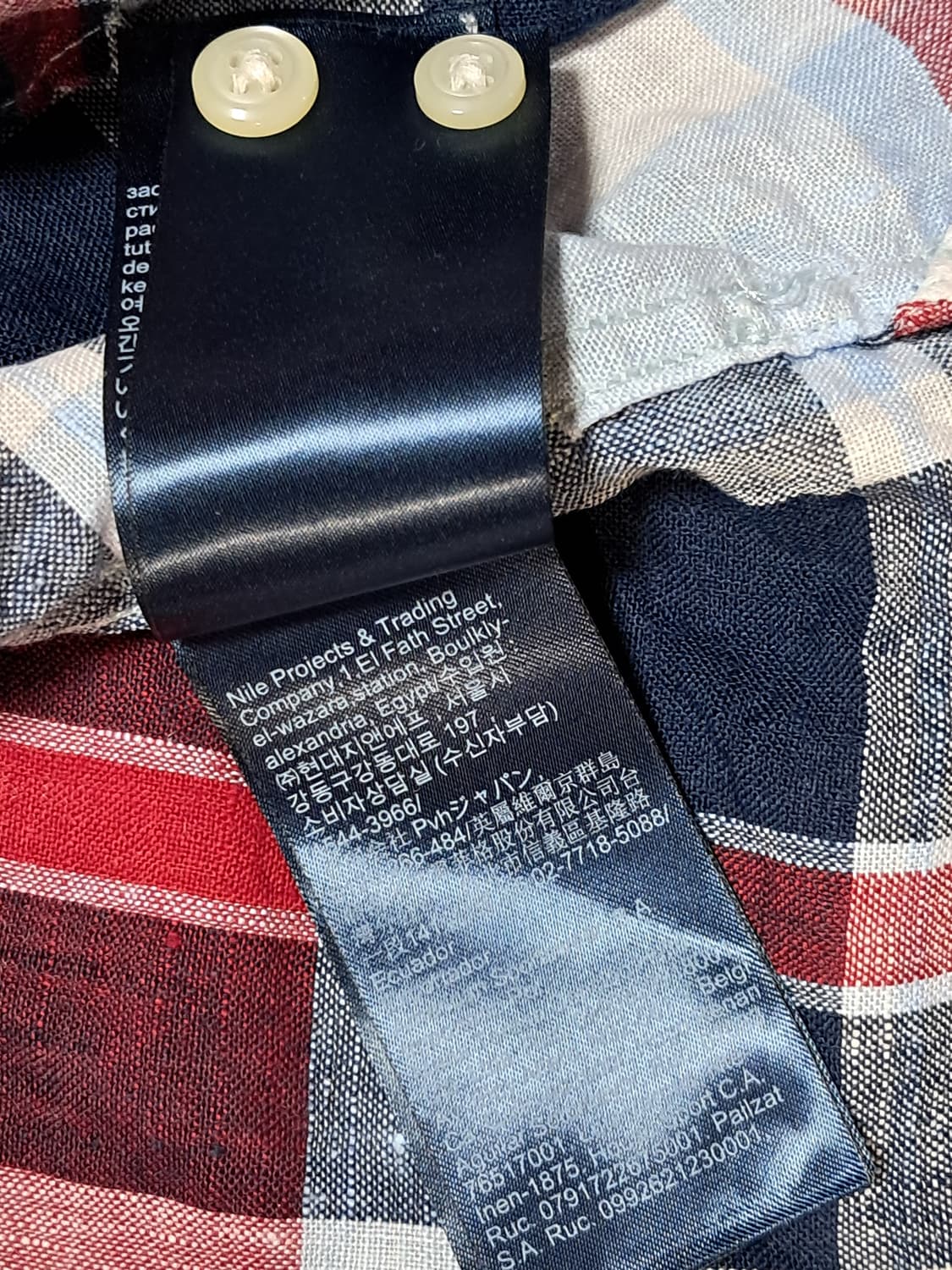 타미힐피거 린넨 셔츠 M 상품이미지10