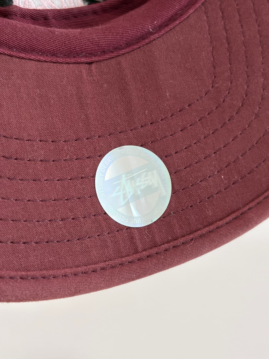 stussy 스투시 헌팅 캠프캡 와인 컬러 상품이미지6