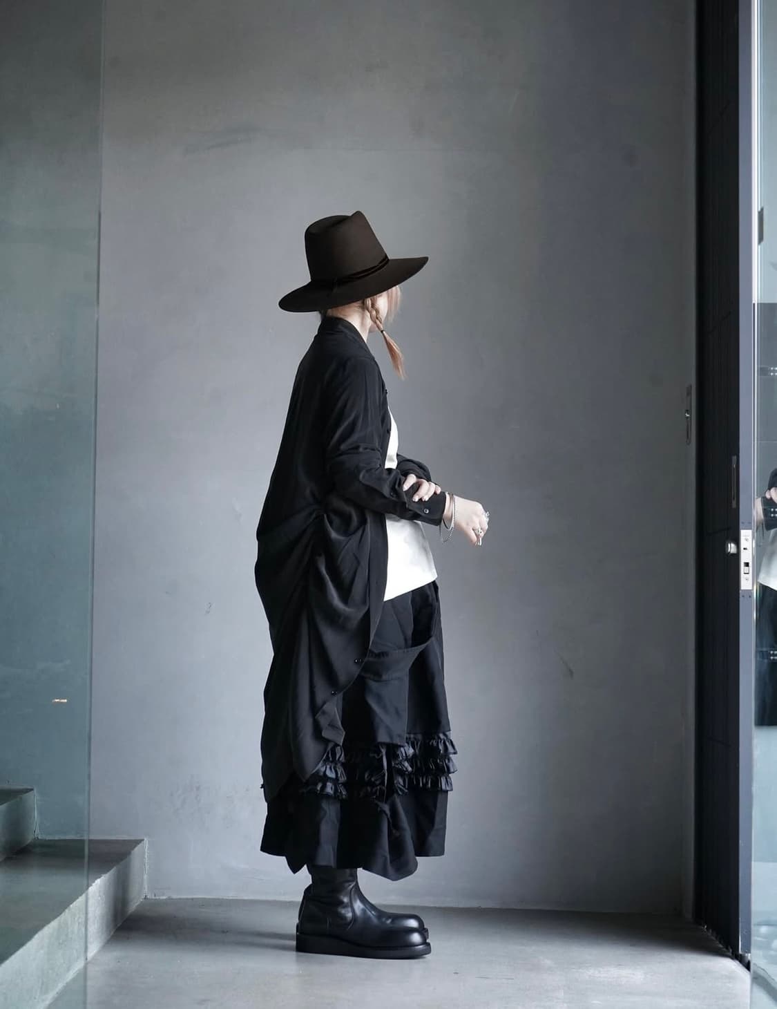 (네고가능)꼼데가르송 블랙 서스펜더 원피스 (25SS M사이즈) 상품이미지1