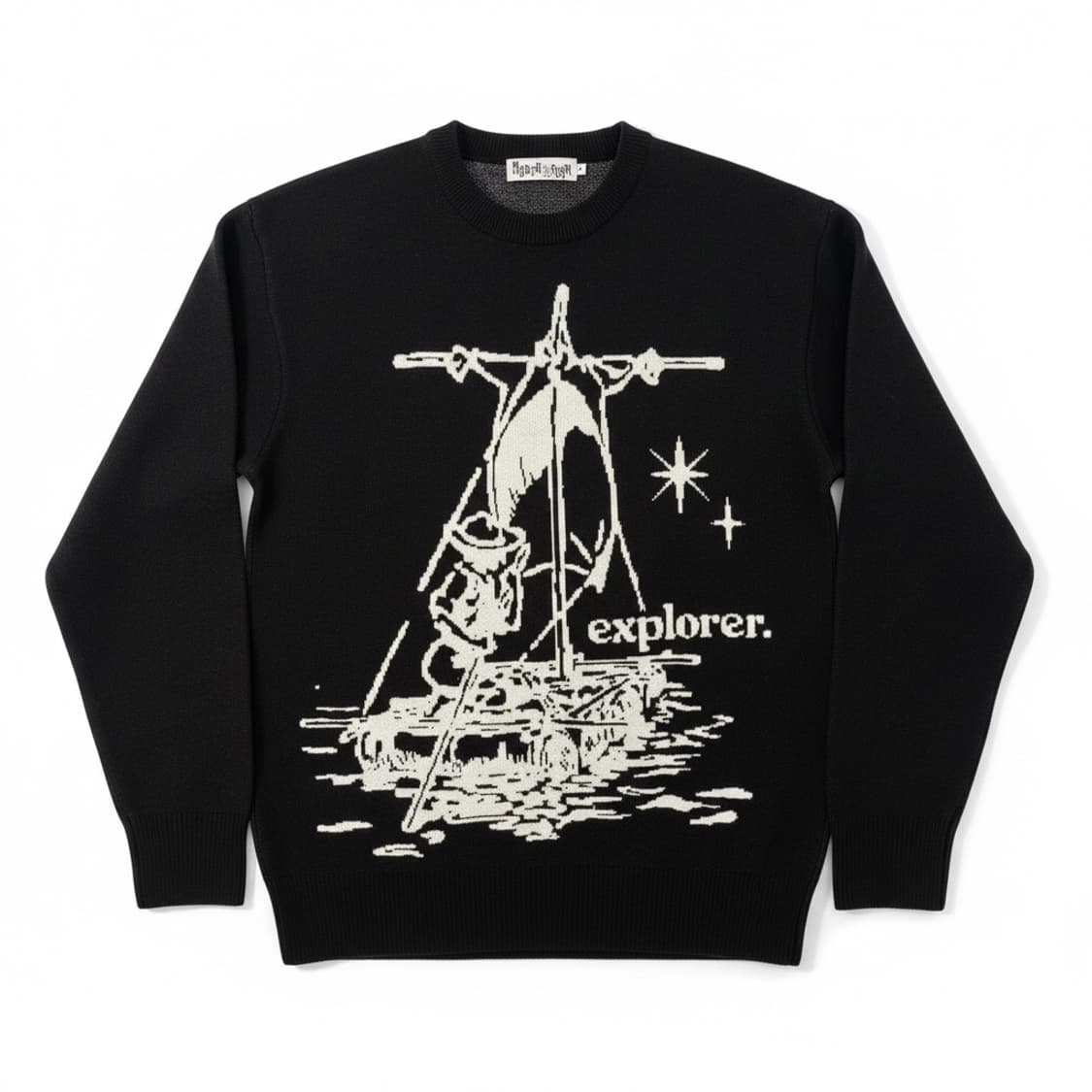 MAINBOOTH X FCMM knit black M 상품이미지1