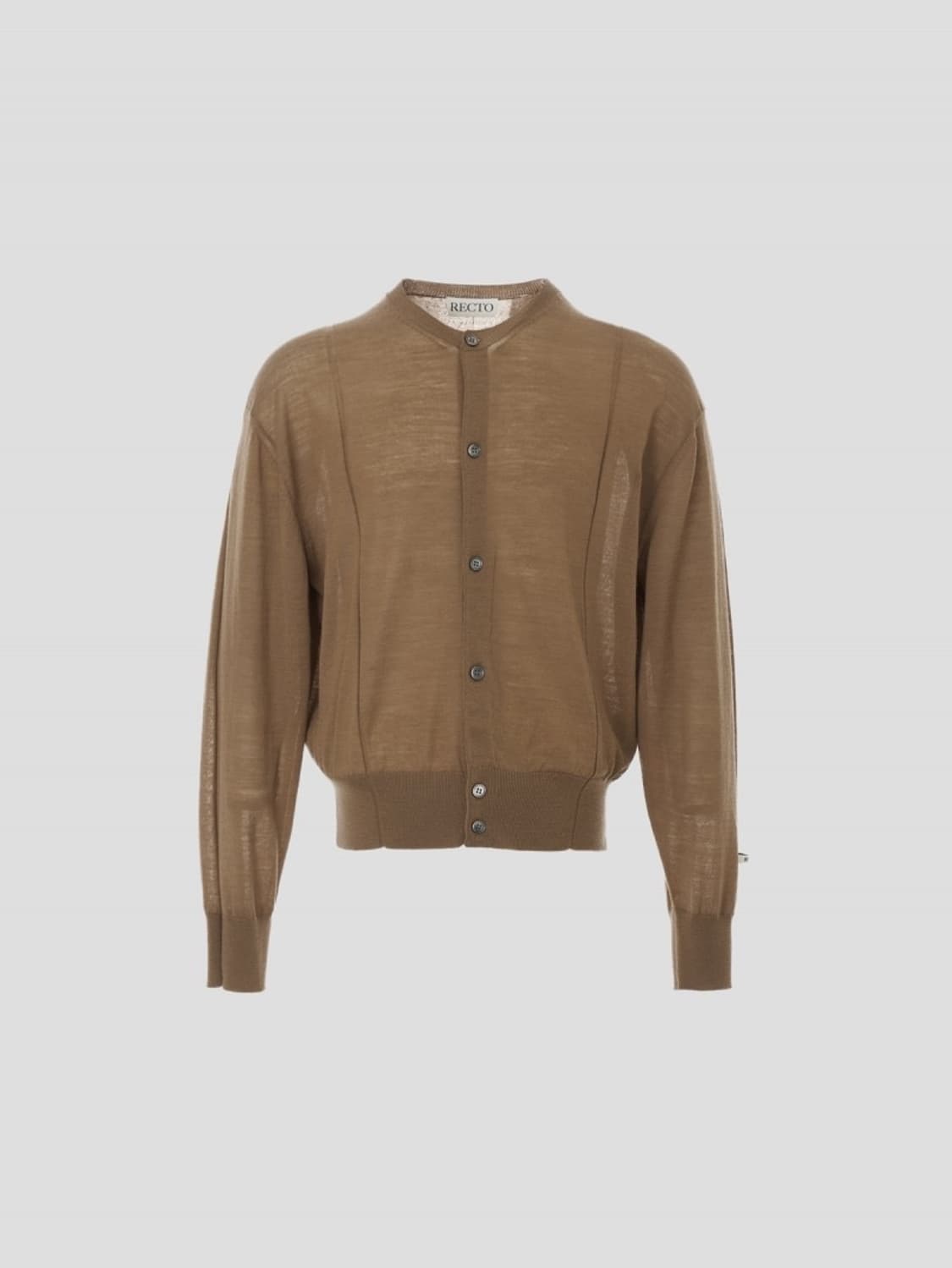 [새상품] 렉토 자카드 패치 시어 가디건 상품이미지5