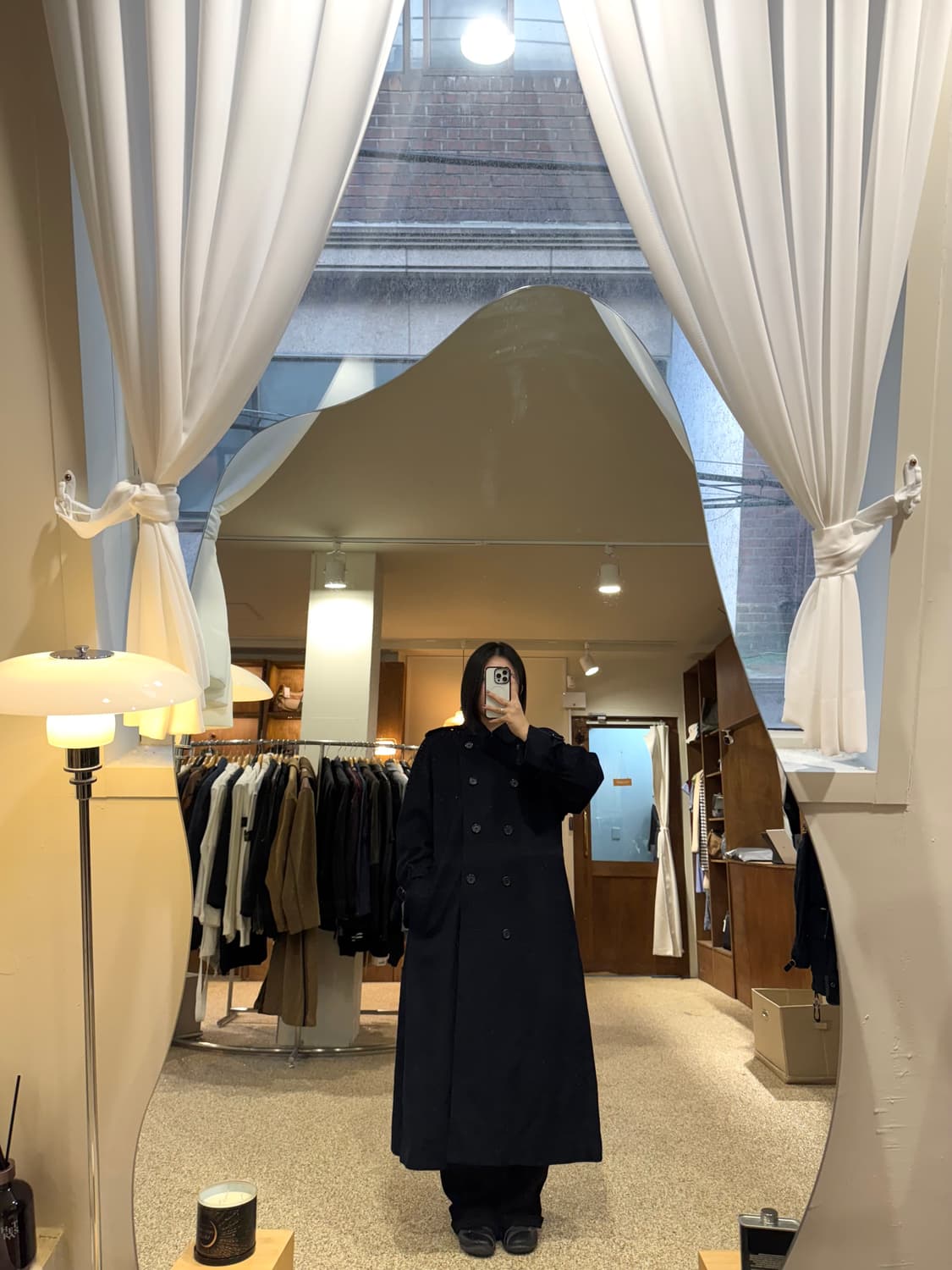 버버리 더블 브레스티드 알파카 코트 상품이미지2