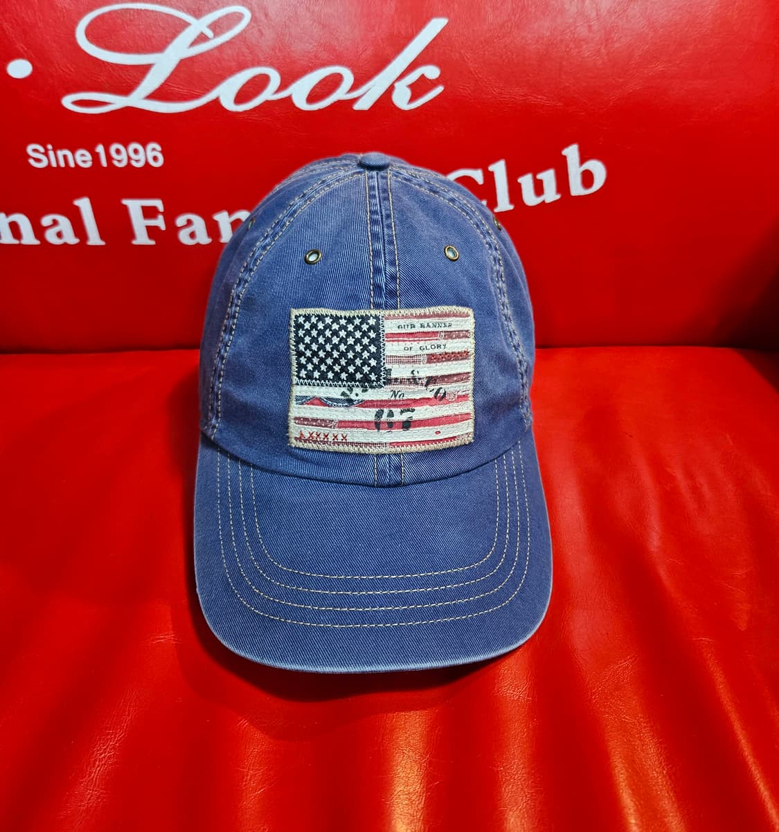 폴로랄프로렌 USA 미국 성조기 빈티지 패치 볼캡 Free 상품이미지2