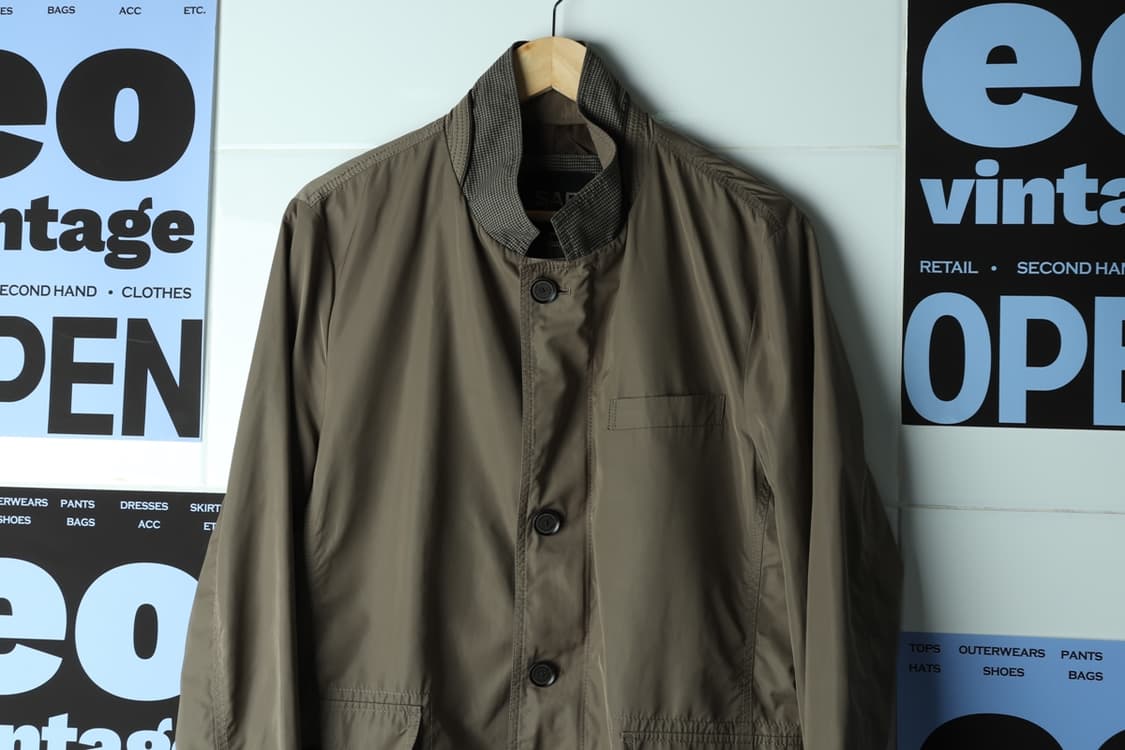(XL) 브랜드빈티지 집업 바람막이 점퍼자켓 테일러 정장-H32696 상품이미지3