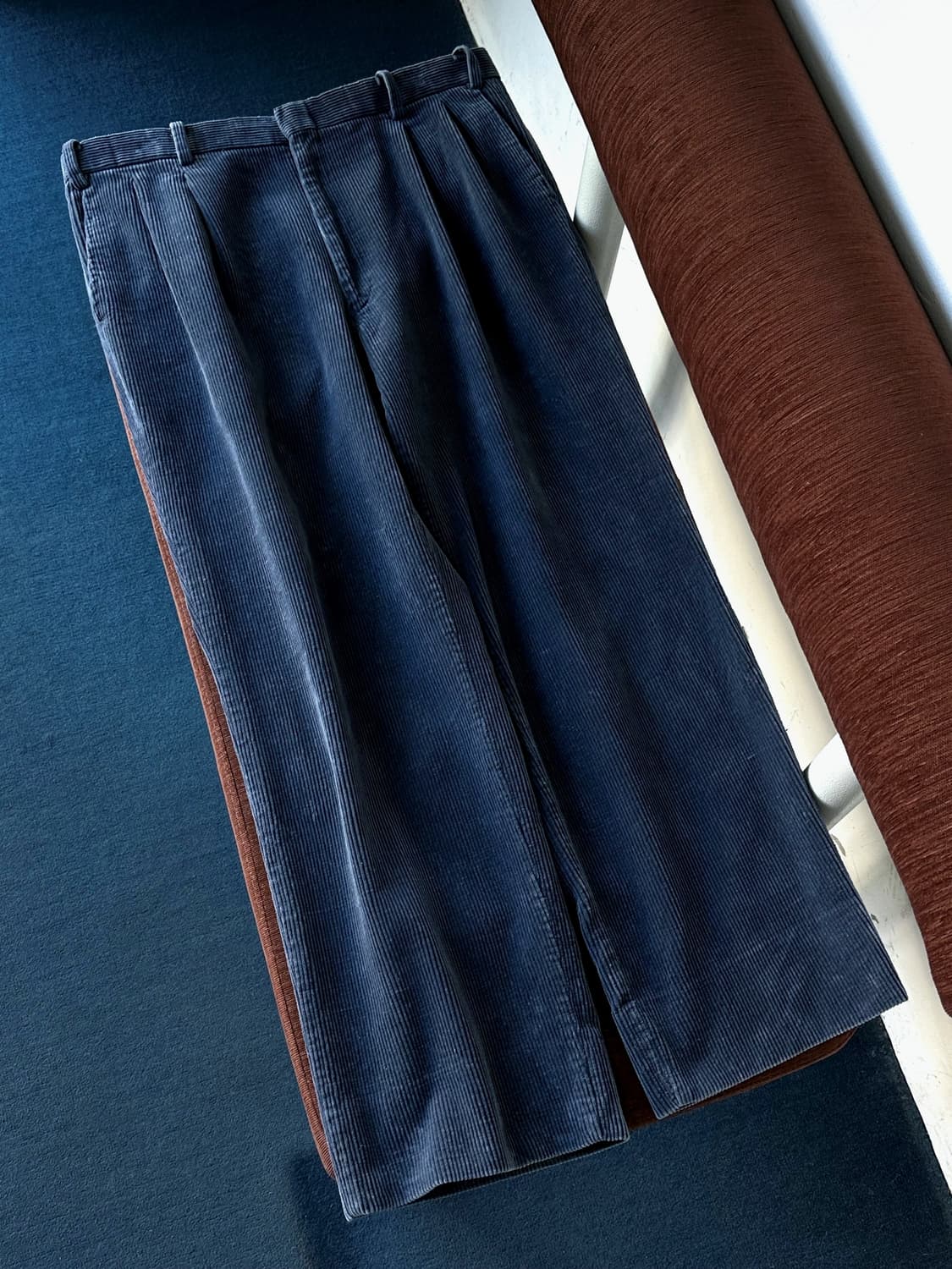 Heavy cord design 2 tuck wide pants 상품이미지6