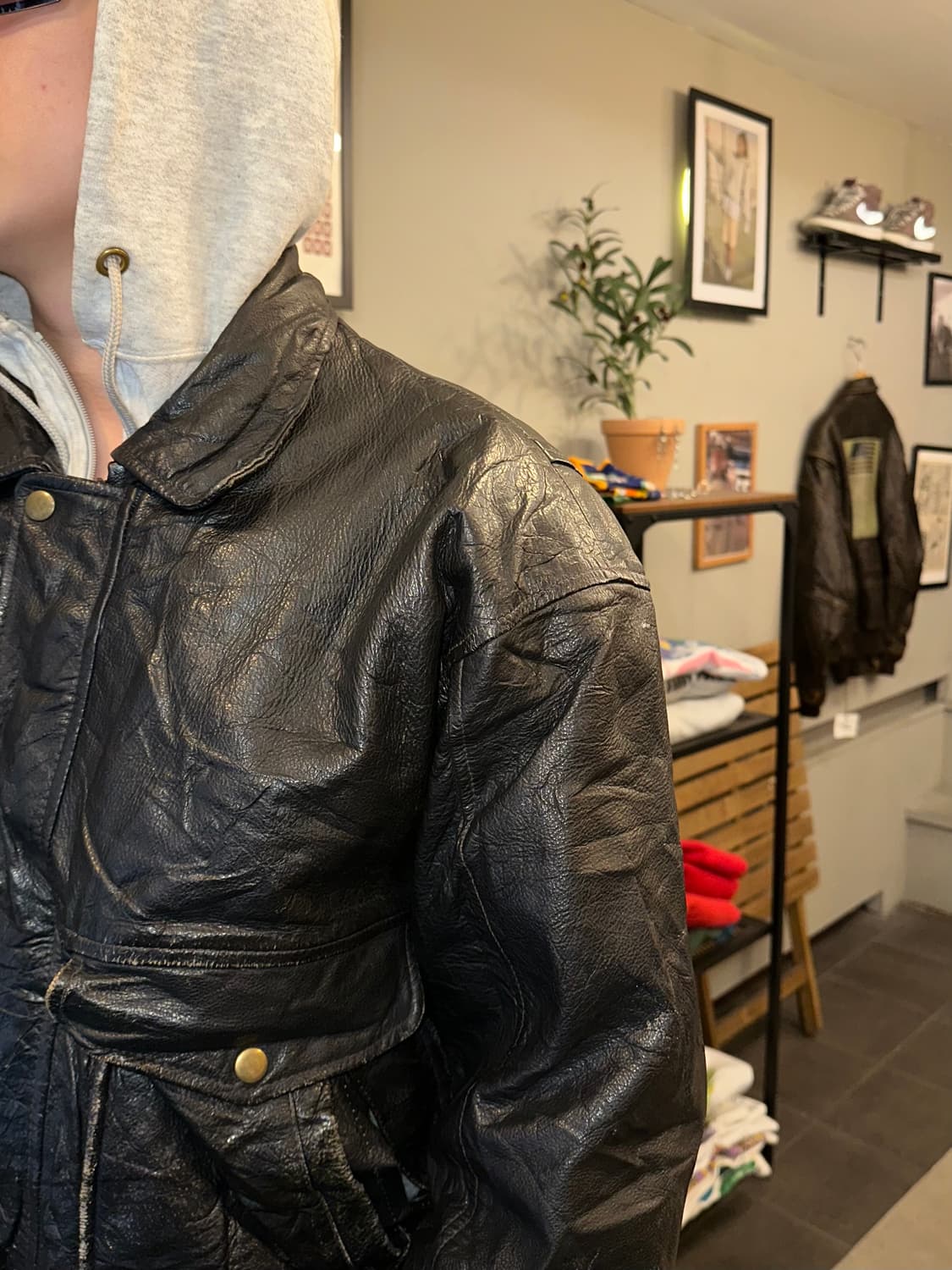 90‘s Wilsons lambskin A-2 series jacket  상품이미지4