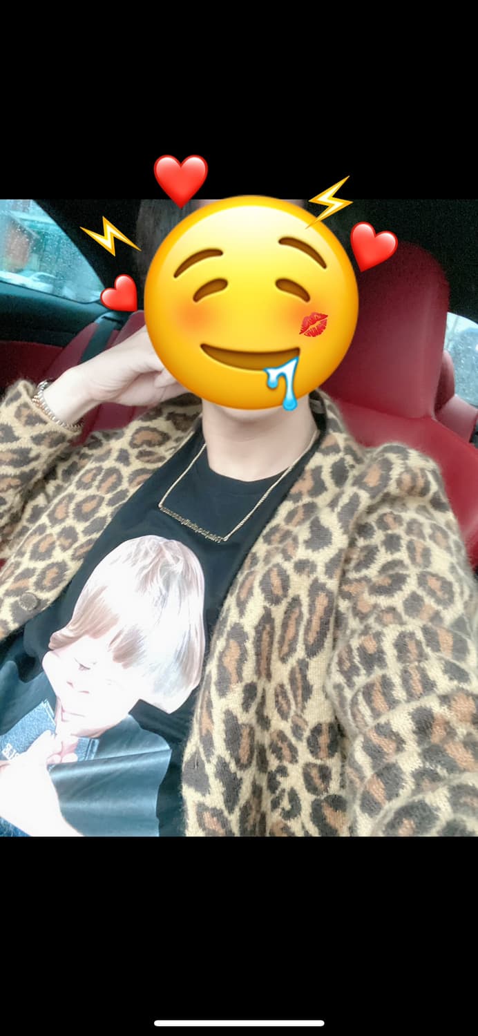 생로랑 레오파드 모헤어 가디건 M 상품이미지4